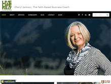 Tablet Screenshot of livelifefullycoaching.com